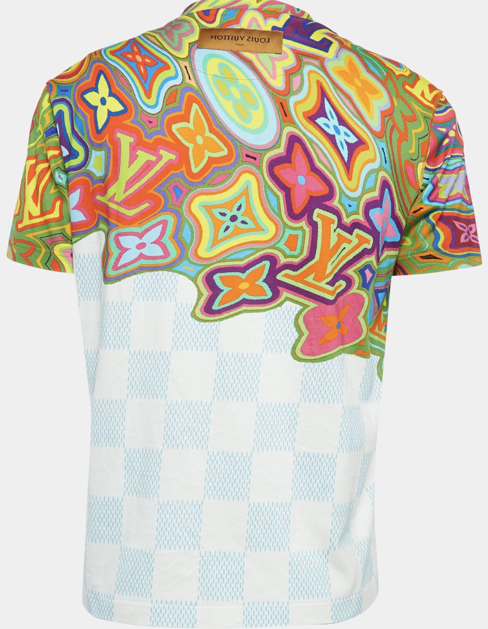 Louis Vuitton Multicolor Printed Cotton Crew Neck T-Shirt M
