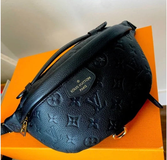 AUTHENTIC Louis Vuitton Empreinte BumBag BLK Unisex