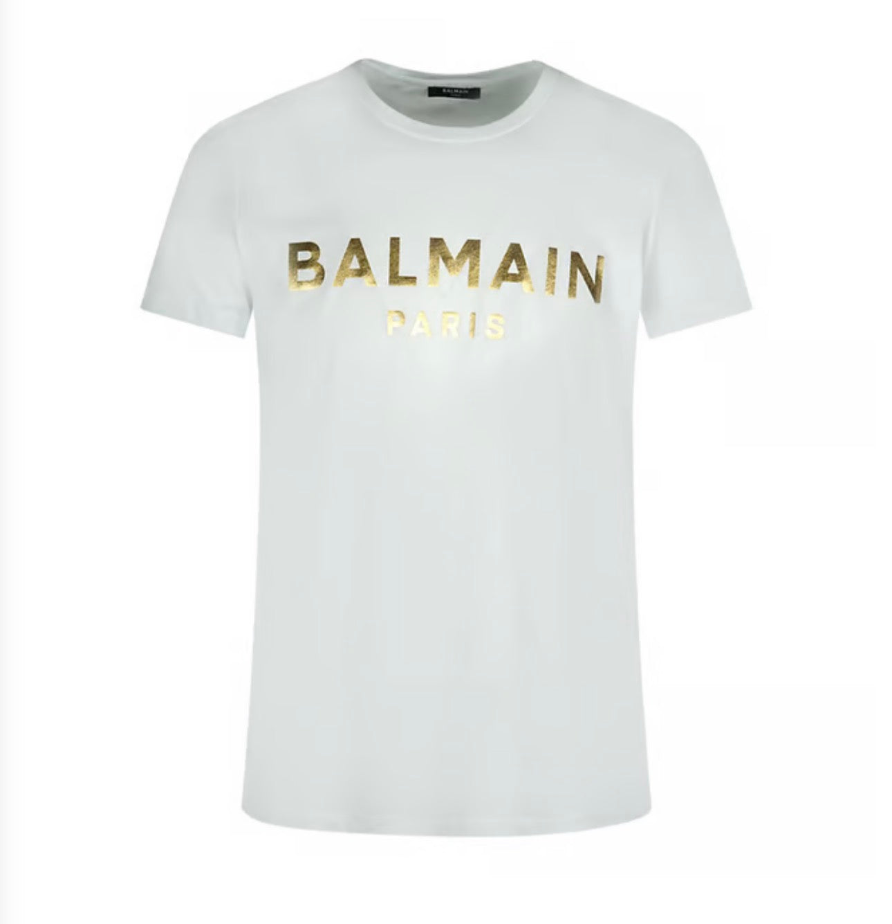 Balmain Gold Logo T-Shirt